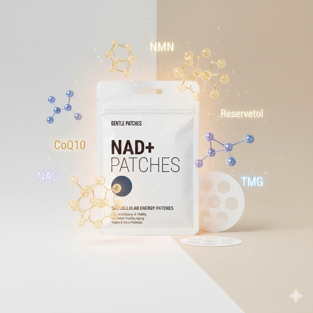 NAD+ Patch Application - Easy Transdermal Delivery